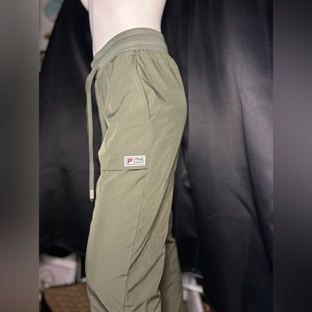 Fila Olive Green Jogger Pants - Picture 3 of 6